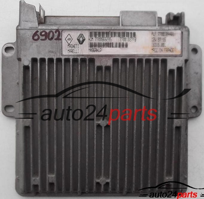 calculateur moteur pour renault clio 1.2 