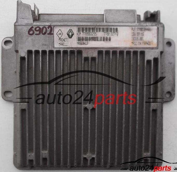 calculateur moteur pour renault clio 1.2 