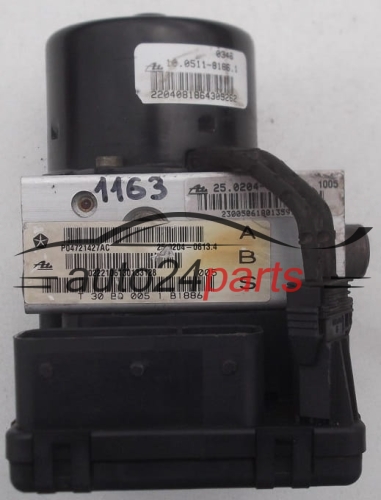 ABS CENTRALINA POMPA CHRYSLER VOYAGER ATE 10.0511-8186.1, 10051181861, P04721427AC, ATE 25.0204-0613.4, 25020406134, 25.0204-0618.3, 25020406183, 04686702AAC, 25.0946-0197.3, 25094601973