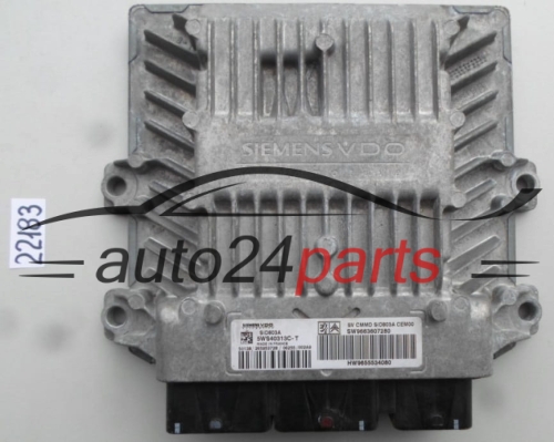 CENTRALITA DE MOTOR CITROEN PEUGEOT 2.0 HDI 5WS40313C-T, 5WS40313CT, 9663607280, 9655534080, SID803A