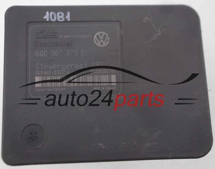 Pompe ABS et calculateur  ATE 6Q0 614 117 C, 6Q0614117C, 10.0206-0021.4, 10020600214, 6Q0 907 379 E, 6Q0907379E, 10.0960-0322.3, 10096003223, 00006067D1