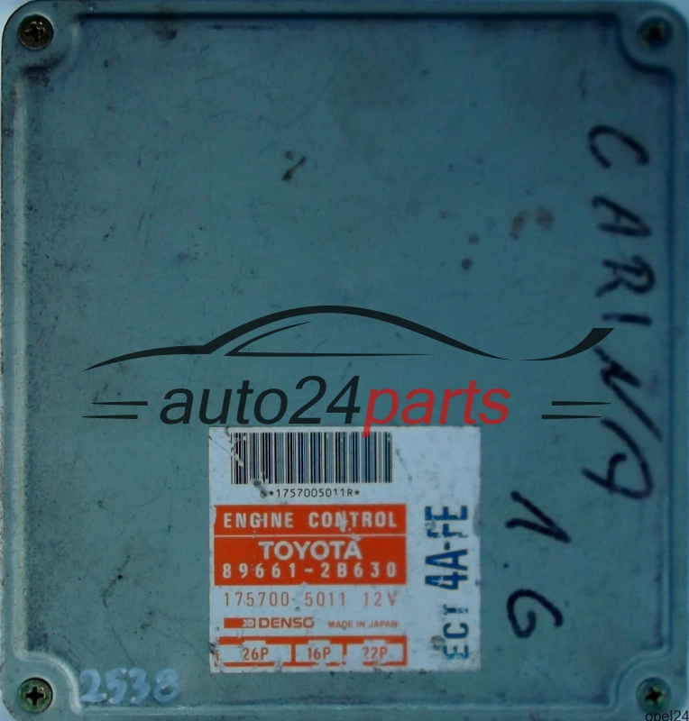 CENTRALINA MOTORE TOYOTA COROLLA 1.6 ECT 4A-FE 896612B630 1757005011