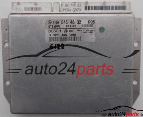ECU CENTRALITA DE MOTOR MERCEDES W 210 BOSCH 0 265 109 046, 0265109046, 019 545 48 32, 0195454832 