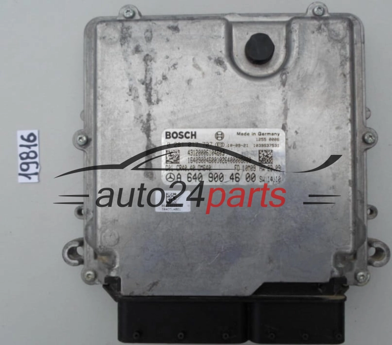 KOMPUTER STEROWNIK SILNIKA MERCEDES W169 2.0 CDI BOSCH 0 281 017 707, 0281017707, A 640 900 46 00, A6409004600, CR40.40 