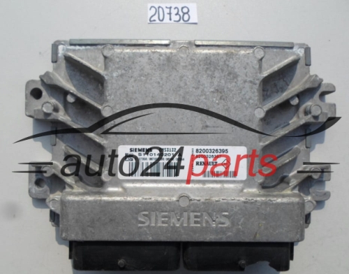 CENTRALINA MOTORE RENAULT CLIO 1.2 EMS3132 SIEMENS S110140201A, S110140201 A, 8200326395, 8200326387 