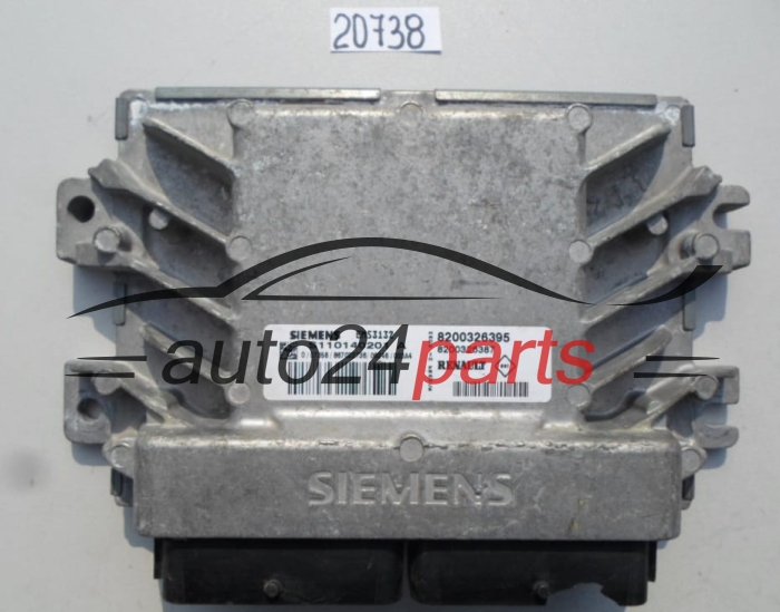CENTRALINA MOTORE RENAULT CLIO 1.2 EMS3132 SIEMENS S110140201A, S110140201 A, 8200326395, 8200326387 