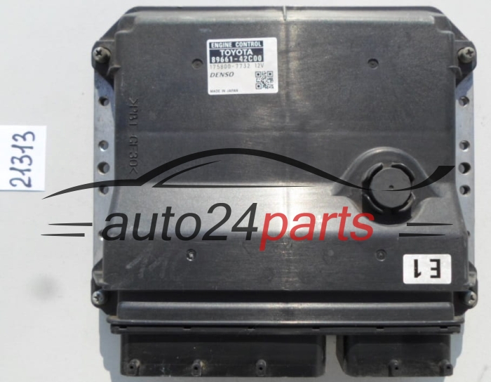KOMPUTER STEROWNIK SILNIKA TOYOTA RAV4 AVENSIS 2.2, 89661-42C00, 8966142C00, 175800-7732, 1758007732