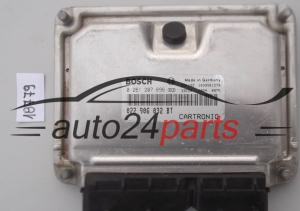KOMPUTER STEROWNIK SILNIKA PORSCHE CAYENNE S 4.5 TURBO, BOSCH 0 261 207 696, 0261207696, 022 906 032 BT, 022906032BT -  