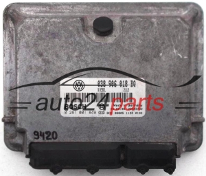 KOMPUTER STEROWNIK SILNIKA SKODA OCTAVIA 1.9 TDI AGR 038906018BQ, 038 906 018 BQ, BOSCH 0 281 001 849, 0281001849, DIESEL 2112, 28SA3732 -  9420, 10579