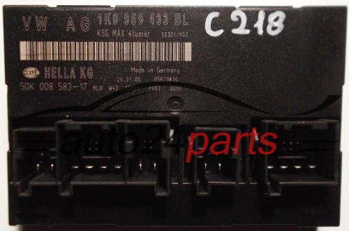 KOMFORTSTEUERGERÄT VOLKSWAGEN HELLA 5DK00858317, 5DK008583-17, 5DK 008 583-17, KIEKERT 4050549802, 1K0959433BL, 1K0 959 433 BL 
