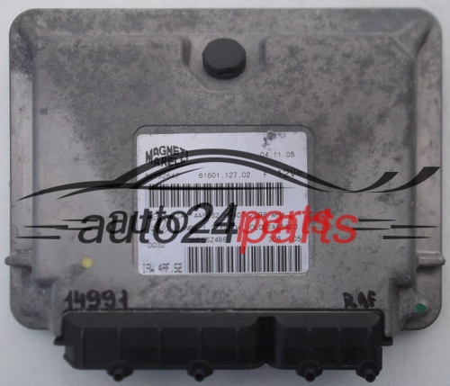 KOMPUTER STEROWNIK SILNIKA FIAT PANDA  MAGNETI MARELLI IAW 4AF.S2, IAW4AFS2, 51782647, 61601.127.02, 6160112702