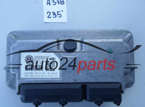 KOMPUTER STEROWNIK SILNIKA VOLKSWAGEN SEAT SKODA 1.4 MAGNETI MARELLI IAW 4HV.AF, IAW4HVAF, 03C 906 024 AF, 03C906024AF, 61601.424.02, 6160142402