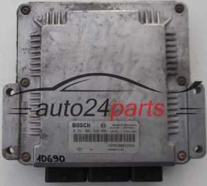 Μονάδα Ελέγχου Κινητήρα  RENAULT 1.9 DCI BOSCH 0 281 001 934, 0281001934,  HOM 8200039569, 8200078730