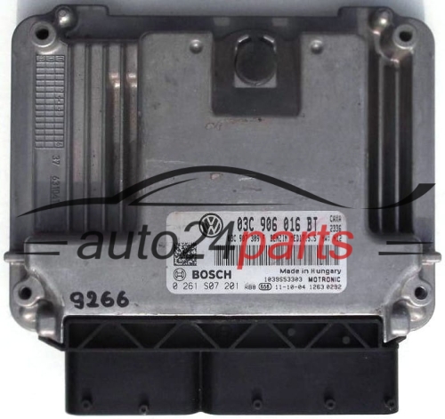 ΜΟΝΑΔΑ ΕΛΕΓΧΟΥ ΚΙΝΗΤΗΡΑ VW VOLKSWAGEN GOLF, JETTA, BOSCH 0 261 S07 201, 0261S07201, 03C 906 016 BT, 03C906016BT