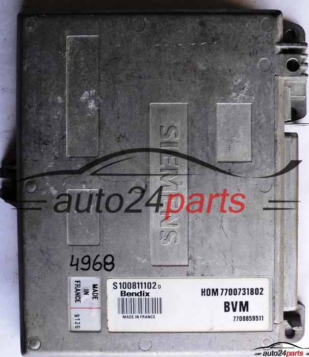  ECU CENTRALITA DE MOTOR RENAULT 19 1.7 S100811102F