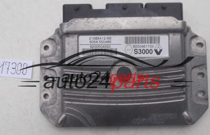 CALCULATEUR MOTEUR RENAULT CLIO 1.2 JOHNSON CONTROLS 21585412-6B, 215854126B, 21669390-7C, 216693907C, 8200504593, 8200461733