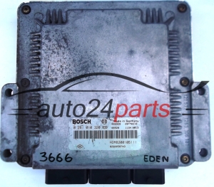 MOTORSTEUERGERÄT ECU STEUERGERÄT  RENAULT MASTER 2.2 DCI BOSCH 0 281 010 320, 0281010320, HOM 8200106111, 8200058743 