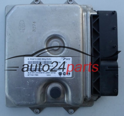 MOTORSTEUERGERÄT ECU STEUERGERÄT FIAT 1.3 JTD Magneti Marelli MJD 8F3.GH, FPT 55255947, BC.0117704.A