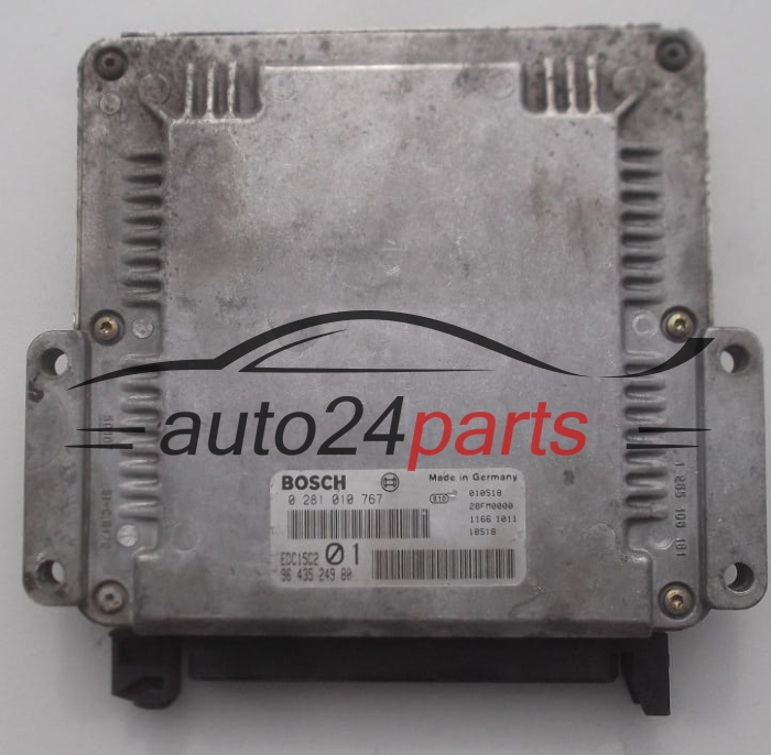 CENTRALINA MOTORE PEUGEOT 206 2.0 HDI BOSCH 0 281 010 767, 96 435 249 80