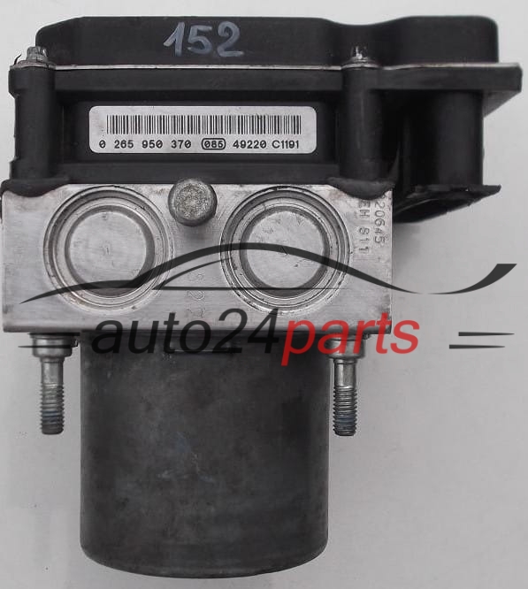 ABS CENTRALINA POMPA CITROEN PEUGEOT BOSCH 0 265 234 144, 0265234144, 9649988180, 0 265 950 370, 0265950370, 96 573 526 80, 9657352680