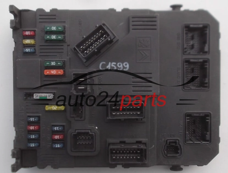 CENTRALKA MODUL STEROWNIK KOMFORTU CITROEN PEUGEOT SIEMENS S118085220B, 9650584680, BSI E02-00 MG