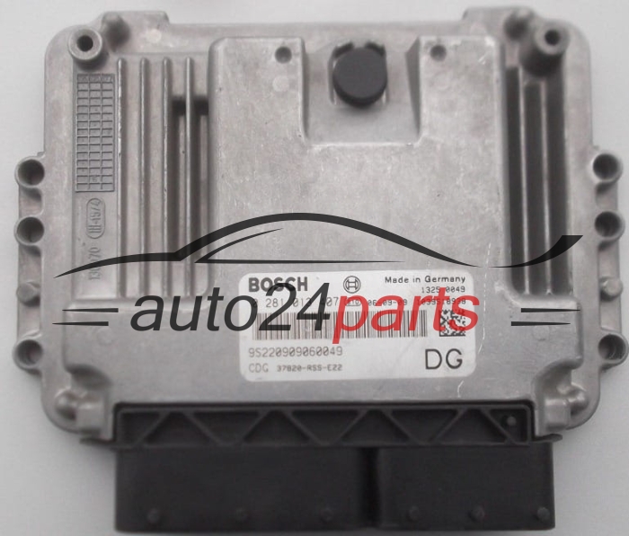 CENTRALINA DO MOTORE HONDA CIVIC 2.2 CDTI BOSCH 0 281 013 407,  CDG 37820-RSS-E22