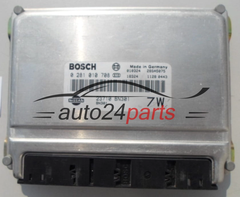 ECU CENTRALITA DE MOTOR  NISSAN ALMERA 2.2 L BOSCH  0281010708,  23710BN301, 7W