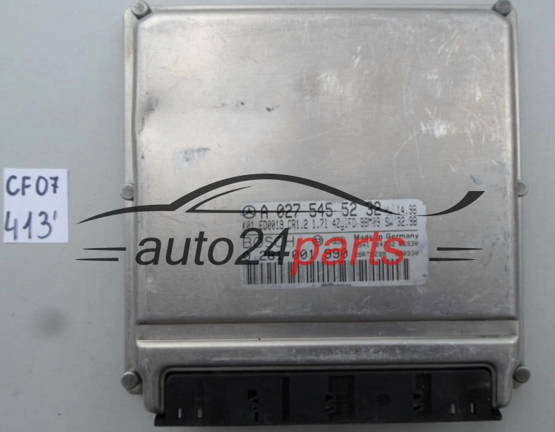 MERCEDES W168 A-KLASA 170 CDI BOSCH 0281001990, 0 285 001 990, A0275455232, 0275455232, A 027 545 52 32