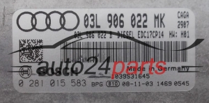 Μονάδα Ελέγχου Κινητήρα AUDI A4 2.0 TDI BOSCH 0 281 015 583