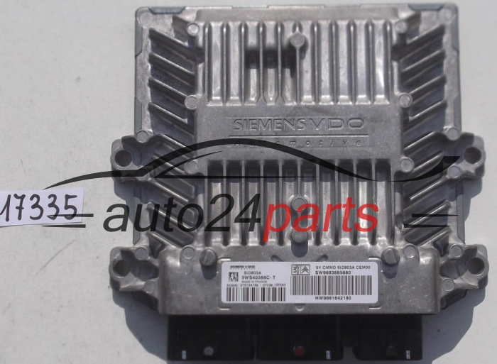 Μονάδα Ελέγχου Κινητήρα CITROEN C5 2.0 HDI SIEMENS VDO 5WS40388C-T