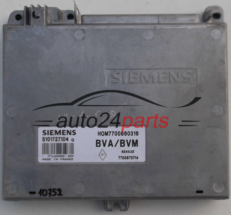 CENTRALINA DO MOTORE RENAULT LAGUNA 2.0 SIEMENS S101727104 Q, HOM7700860316, 7700873714 