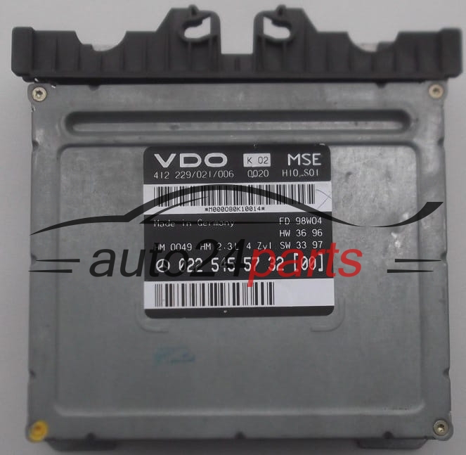 ECU CENTRALITA DE MOTOR  MERCEDES ML W163 VDO 412 229/021/006, 022 545 57 32 [00]