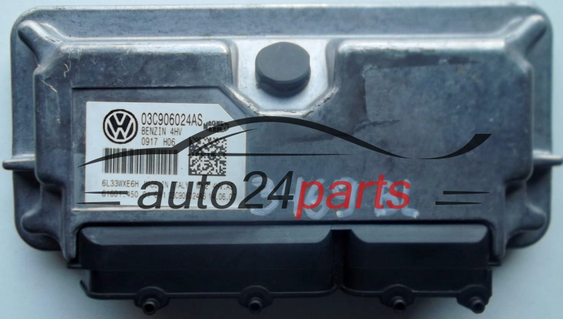 Calculateur Moteur VOLKSWAGEN SEAT IBIZA 1.4 Magneti Marelli MY2 4HV.AS,  03C 906 024 AS,  61601.450.01