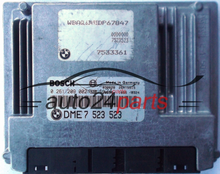 MOTORSTEUERGERÄT ECU STEUERGERAT BMW E65 735 745 BOSCH 0261209002