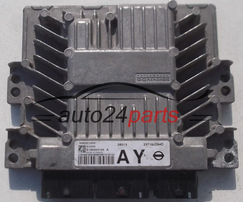 CENTRALINA DO MOTORE NISSAN QASHQAI 1.5 DCI SIEMENS VDO S180033104 A