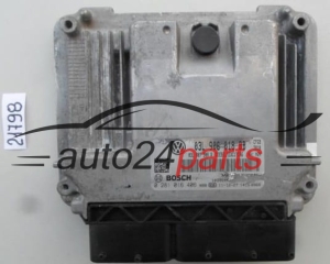 KOMPUTER STEROWNIK SILNIKA VW VOLKSWAGEN GOLF 2.0 TDI 03L906018BB, 03L 906 018 BB, 03L907309R, 03L 907 309 R BOSCH 0281016406, 0 281 016 406 -   