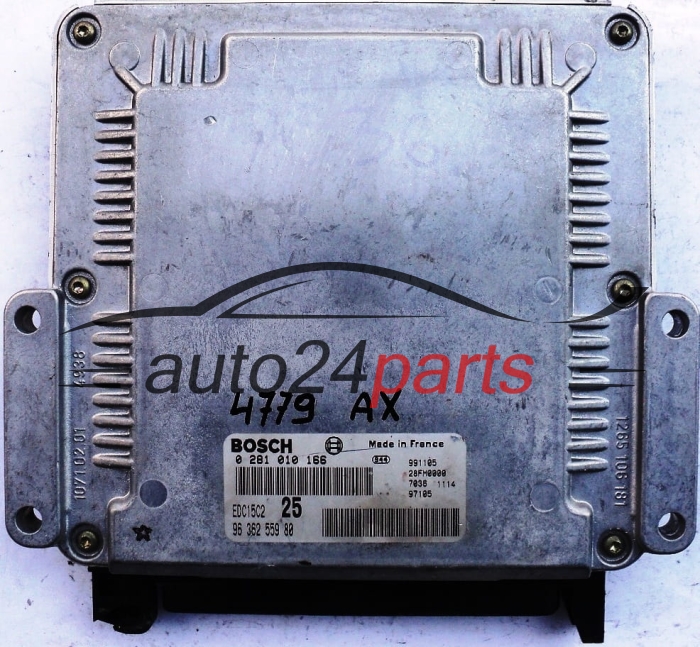ECU ENGINE CONTROLLER PEUGEOT 406 CITROEN 2.0 HDI 9636255980