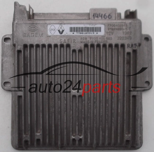 Calculateur Moteur RENAULT TWINGO Sagem 21624890-5, 7700103919, HOM 7700105560