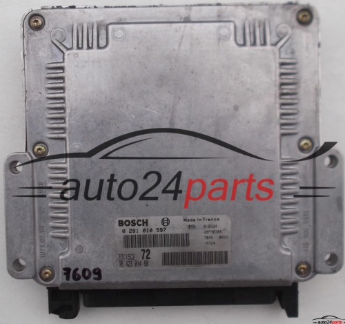 ECU CENTRALITA DE MOTOR PEUGEOT 406 2.2 HDI BOSCH 0 281 010 597, 0281010597, 96 423 014 80, 9642301480 