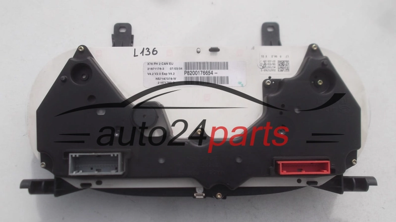 CUADRO INSTRUMENTOS RENAULT KANGOO SAGEM 21671176-3, 216711763, 21671765-3, 216717653, P8200176654
