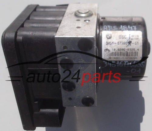 BMW E81 87 90 3451-6776055-01,  ATE 10.0206-0325.4,  3452 6776056-01