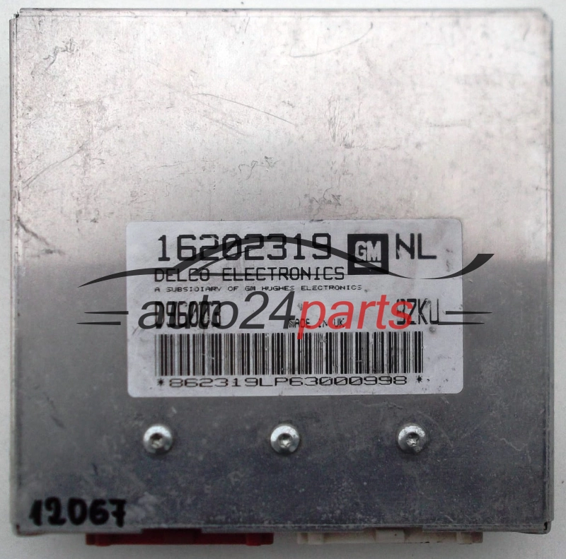 CENTRALINA MOTORE OPEL VECTRA B 1.6, DELCO 16202319 NL