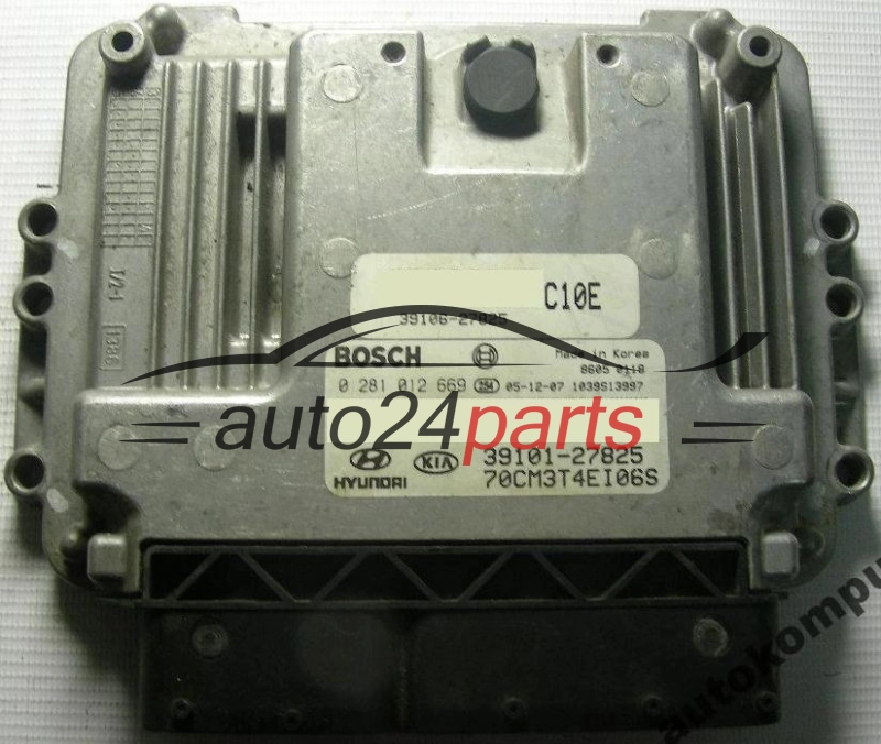 MOTORSTEUERGERÄT ECU STEUERGERÄT HYUNDAI SANTA FE 2.2 CRDI BOSCH 0 281 012 669, 0281012669, 39101-27825, 3910127825, 39106-27825, 3910627825