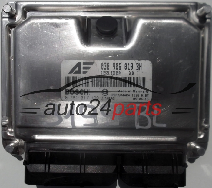 MOTORSTEUERGERÄT ECU STEUERGERÄT VW VOLKSWAGEN SHARAN SEAT ALHAMBRA 1.9 TDI 038906019BH