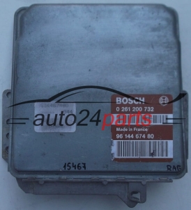 KOMPUTER STEROWNIK SILNIKA CITROEN ZX PEUGEOT 306 1.4 BOSCH 0261200732, 0 261 200 732, 9614467480, 96 144 674 80 - 15467, 15610