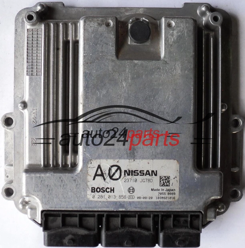 MOTORSTEUERGERÄT ECU STEUERGERAT NISSAN X-TRAIL 2.0 DCI BOSCH 0281013856, 23710JG78D