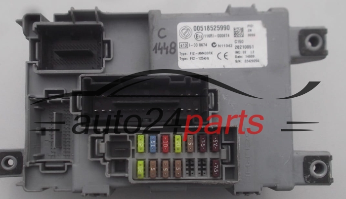 CENTRALKA MODUL STEROWNIK BSI FIAT 500 28210051, 00518525990 