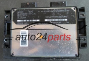 Μονάδα Ελέγχου Κινητήρα  CITROEN BERLINGO 1.9 WJY LUCAS R04080036C, PSA 9650359580, SOFT 9655574380, DCN2, DWLC12 