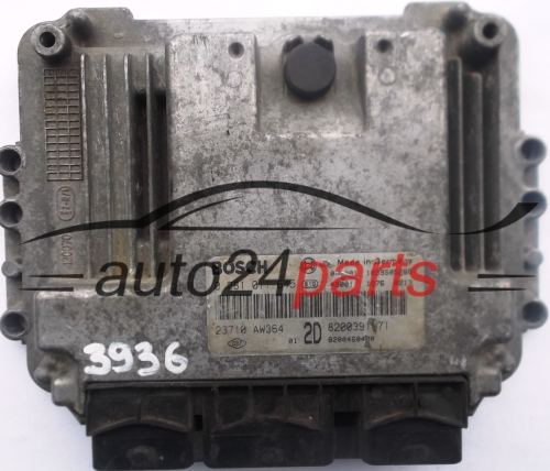 ECU ENGINE CONTROLLER NISSAN RENAULT 1.9 DCI BOSCH 0281011645, 0 281 011 645, 23710AW364 2D, 23710 AW364 2D 
