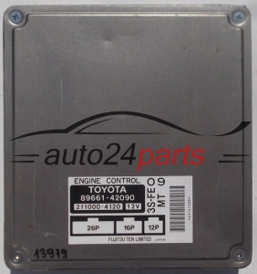 CENTRALINA DO MOTORE TOYOTA RAV-4 FUJITSU 211000-4120, 2110004120, 89661-42090, 8966142090 